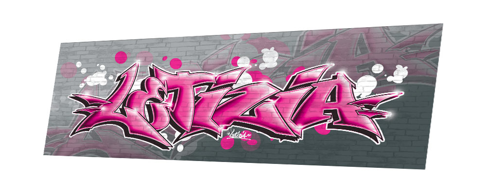 Letizia rose et gris wild style