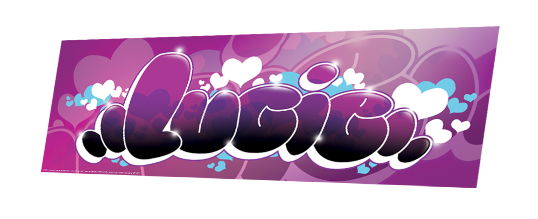 LUCIE - bubble style violet - fond bubble violet