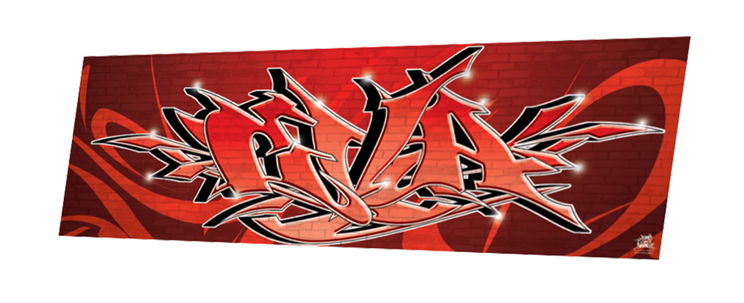 EVA - xtrm wild style rouge - fond xtrm wild style rouge
